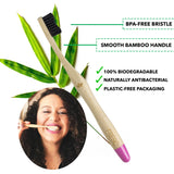 FRESC Biodegradable Bamboo Toothbrush - Pack of 2